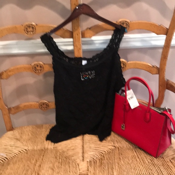 Hanky Panky 3x camisole with rhinestone LOVE lace - Picture 1 of 6